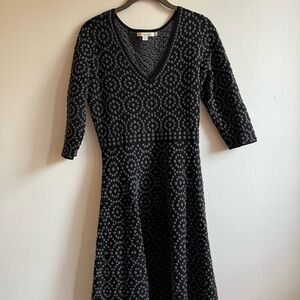 Boden stretchy-knit circular-patterned dress